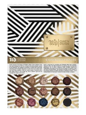 Urban Decay Gwen Stefani Eyeshadow Palette — Gold, Black, Brown, Blue, Pink